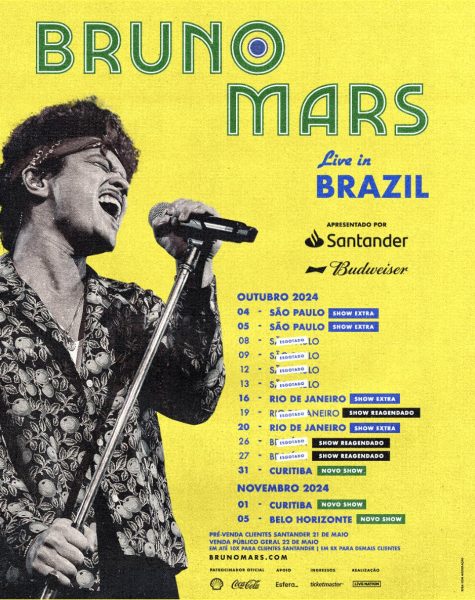 Bruno Mars altera datas no Rio de Janeiro e Brasília e anuncia shows extras CFNotícias