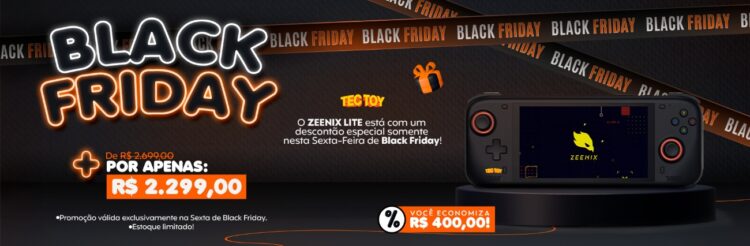 Tec Toy anuncia descontos especiais para o Zeenix Lite e headset gamer na Black Friday