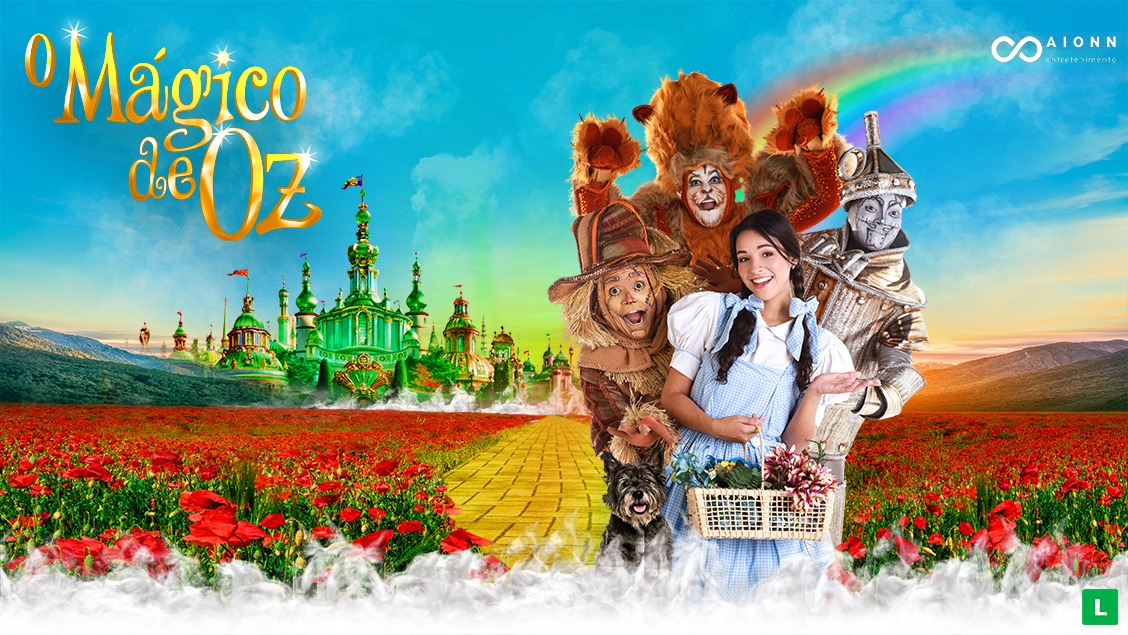 “O Mágico de Oz” chega ao Teatro VillaLobos com seis apresentações