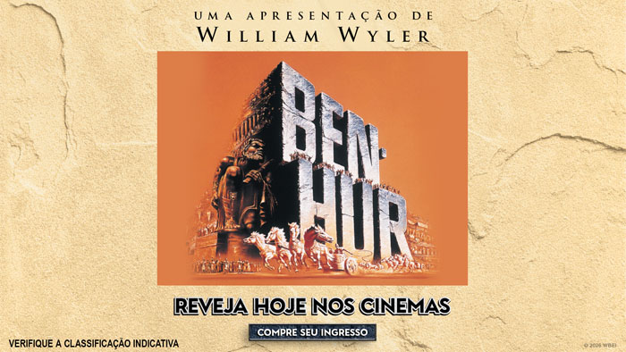 Vencedor do Oscar, clássico ‘Ben-Hur’ volta aos cinemas
