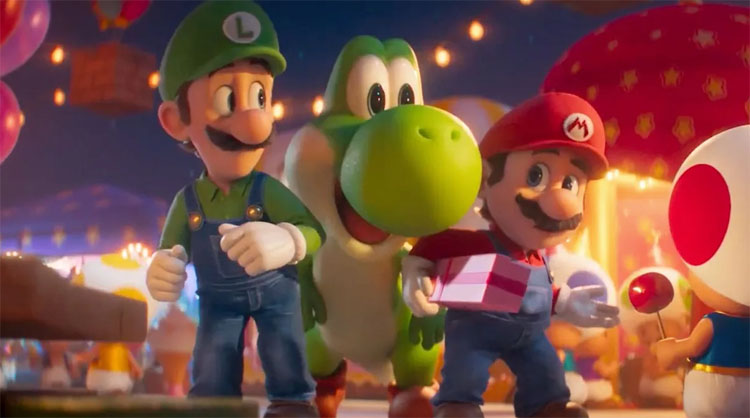 Cine Azul exibe “Super Mario Galaxy” em todas as unidades Cinesystem