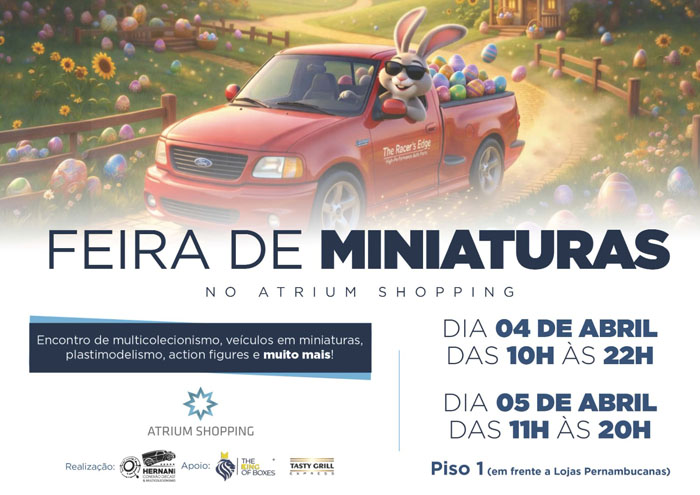 Feira de Miniaturas chega a Santo André como opção de lazer no fim de semana de Páscoa