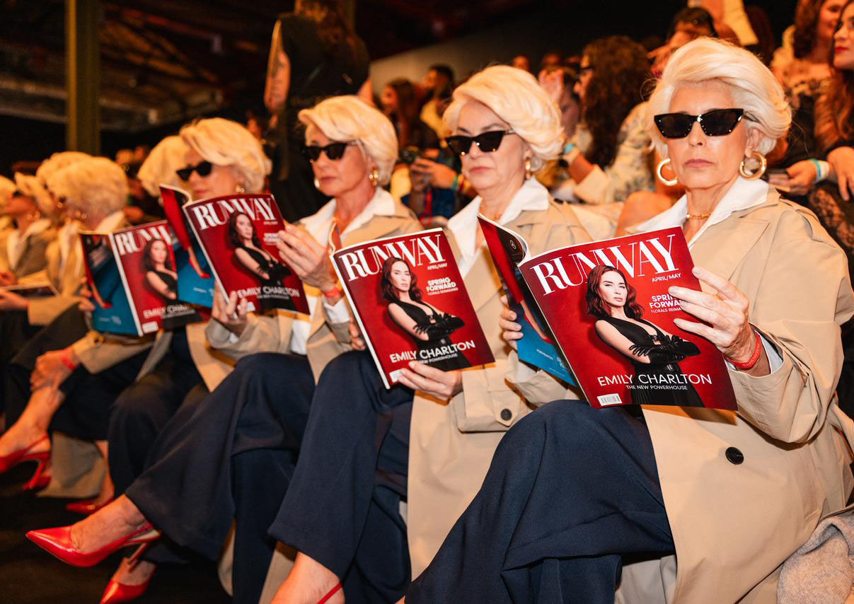 Primeira fila do Rio Fashion Week é dominada por Mirandas em ação de “O Diabo veste Prada 2”