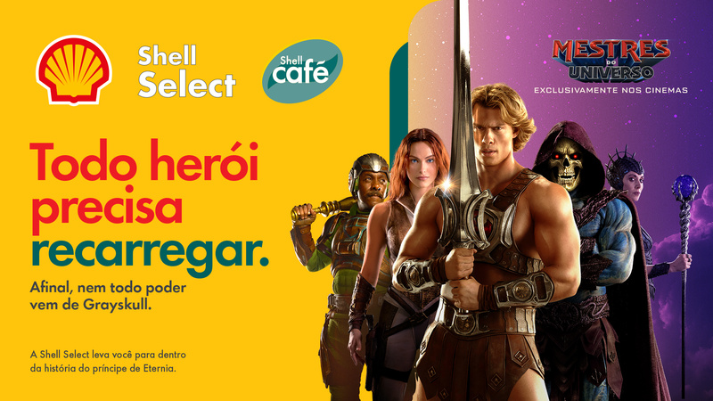 Shell Café e Sony transformam posto de São Paulo em universo de “Mestres do Universo”